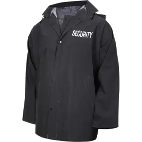 Black - Security Double Sided Waterproof Rain Jacket