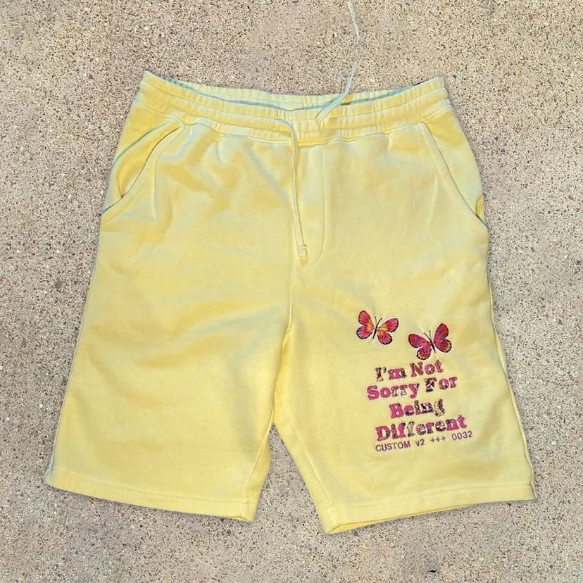 Butterfly casual street home sports couple shorts