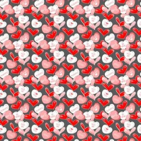 Candy Hearts 1 mil PUL Fabric - Made in the USA