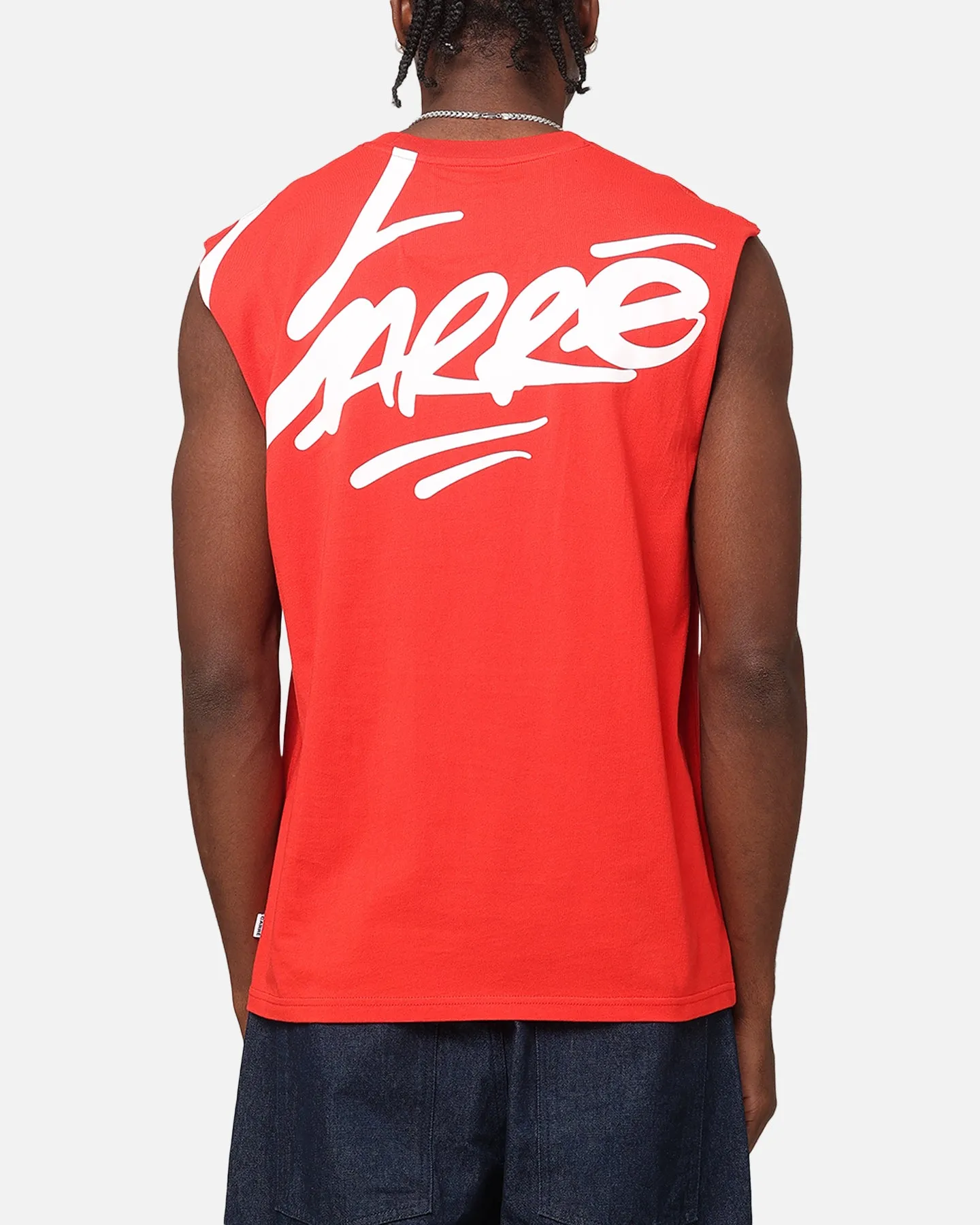 Carre Graffiti Muscle T-Shirt Red