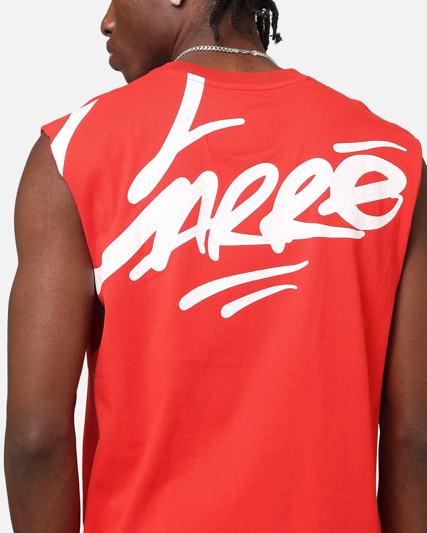 Carre Graffiti Muscle T-Shirt Red