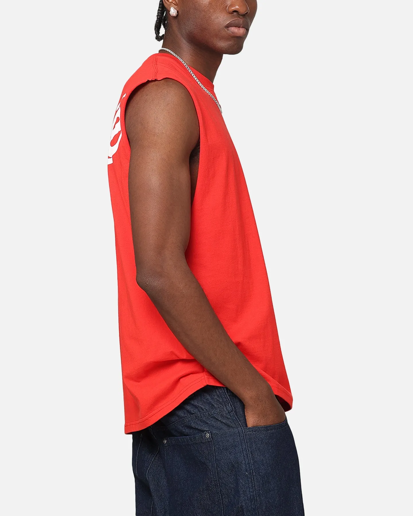 Carre Graffiti Muscle T-Shirt Red