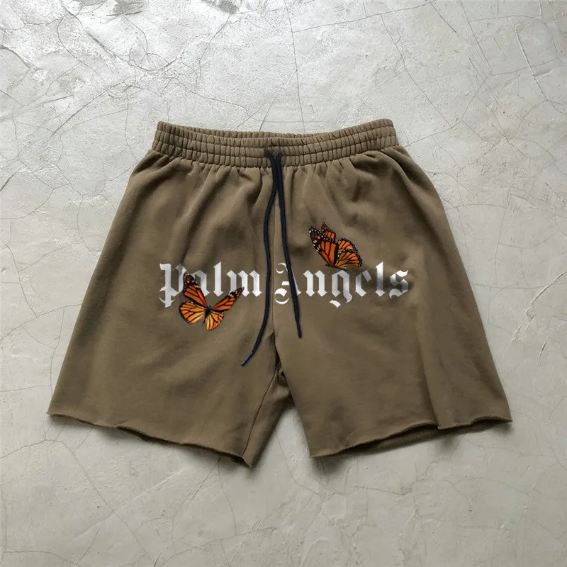 Casual elastic waist sports shorts men