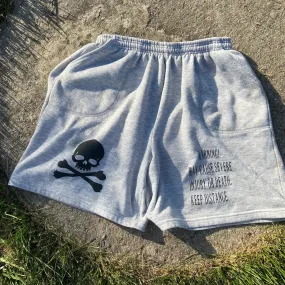 Casual sports skull shorts