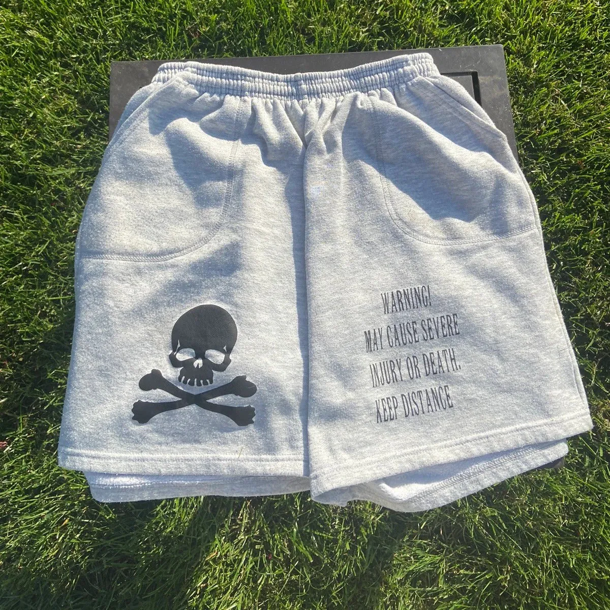 Casual sports skull shorts