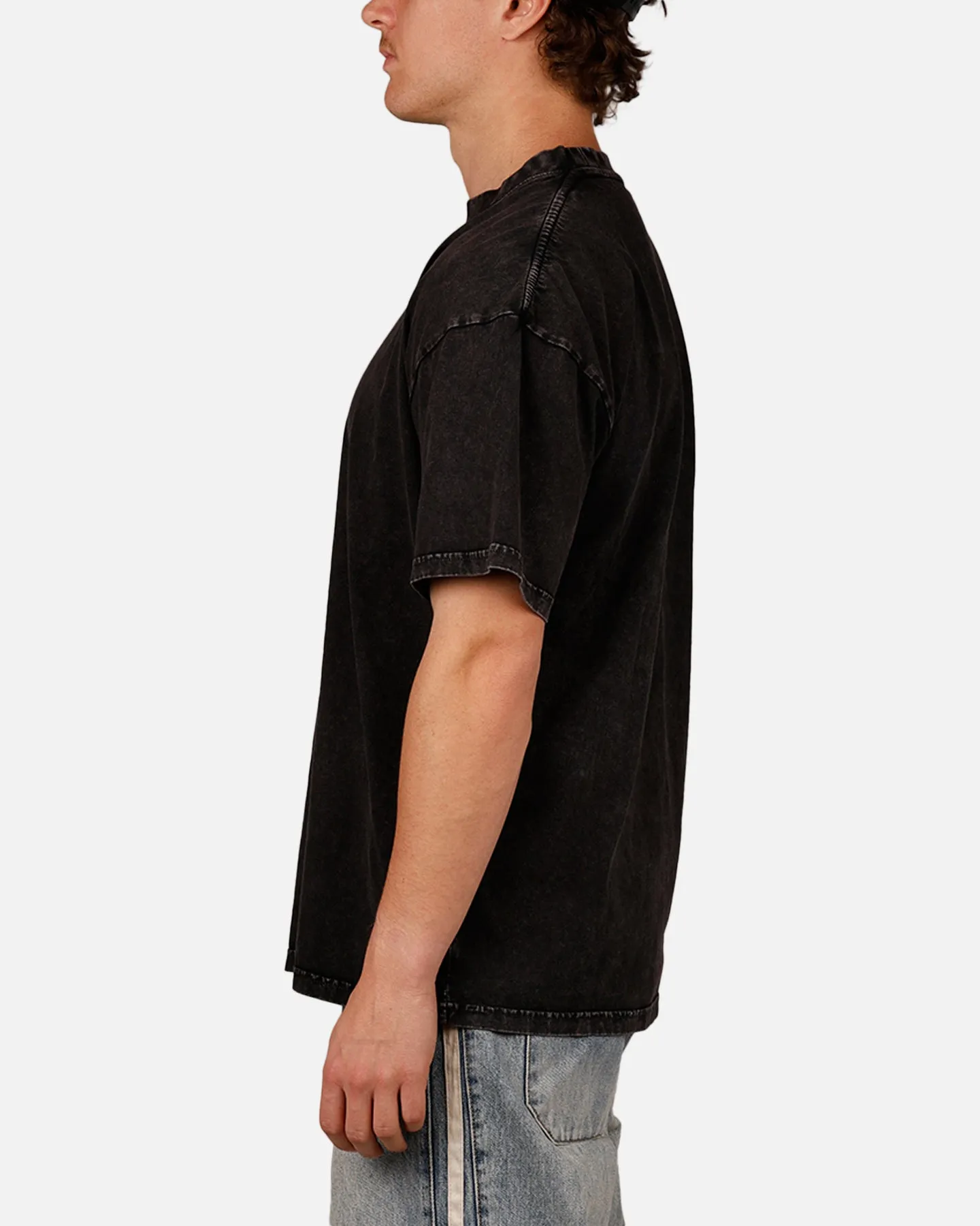 Culture Kings Rodeo T-Shirt Black Acidwash