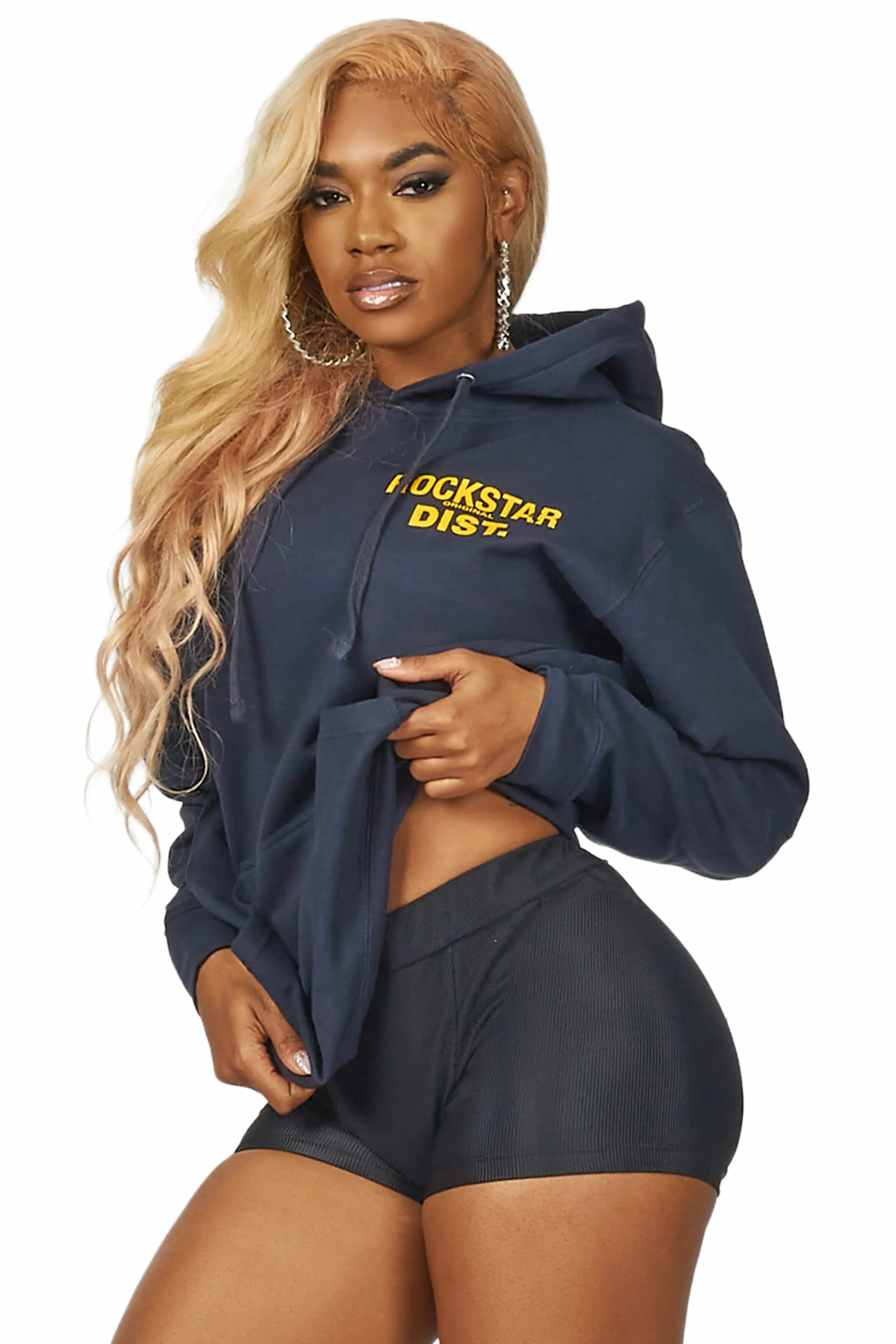 Dalasia Navy Oversized Hoodie