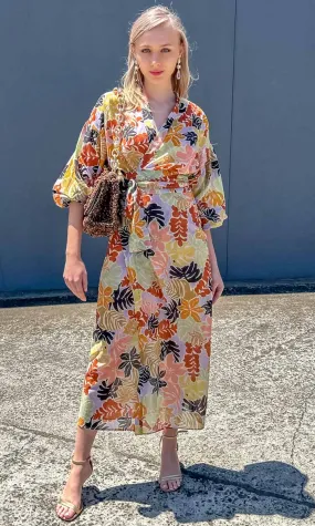 Dominique Isabel Dress - Floral SIlk