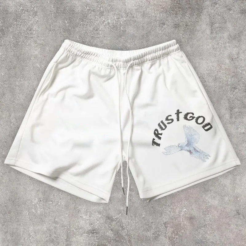 Dove Peace Casual Mesh Shorts