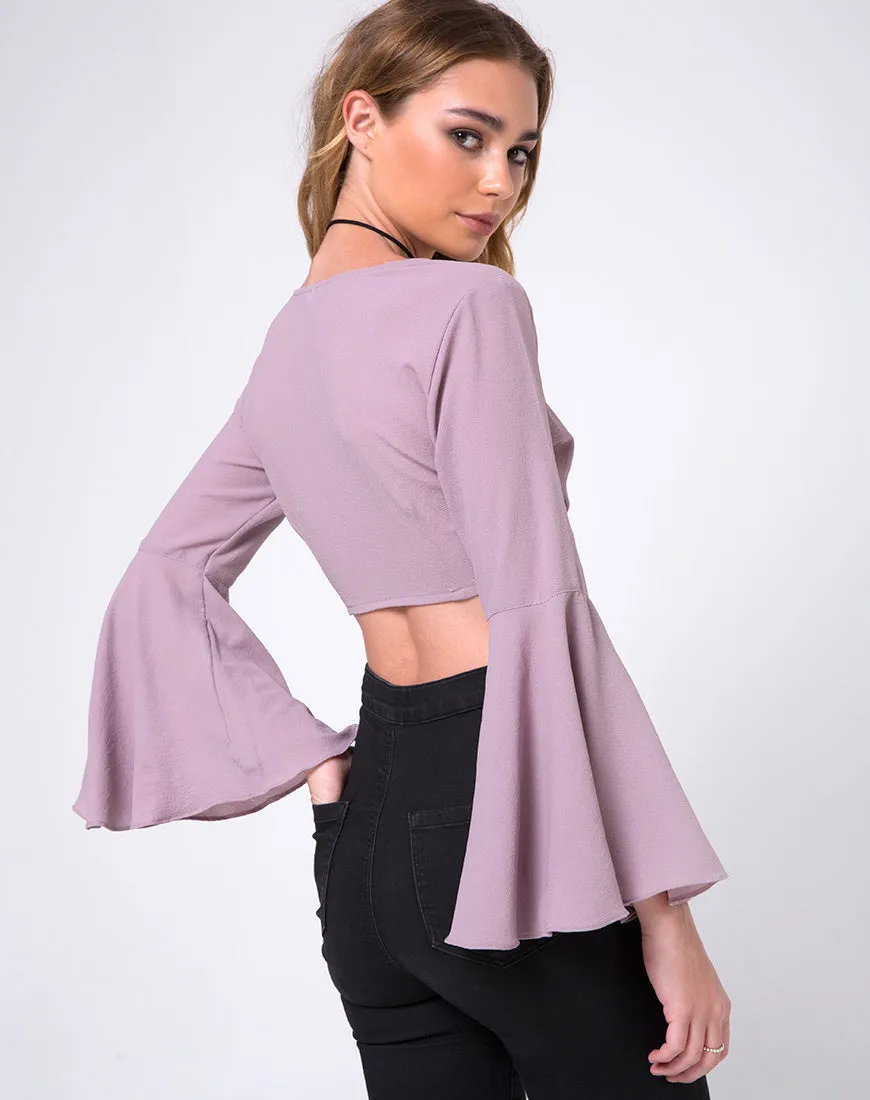 Espha Crop Top in Heather