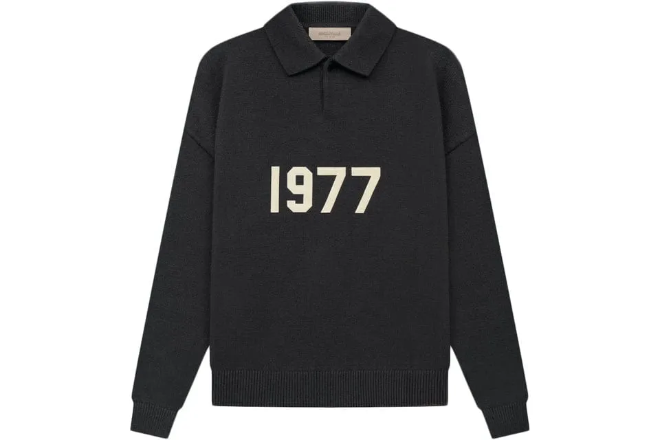 ESSENTIALS FOG 1977 KNIT POLO IRON