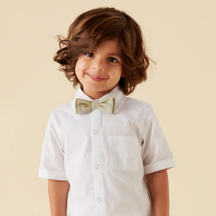 Finley Linen Bow Tie Pistachio