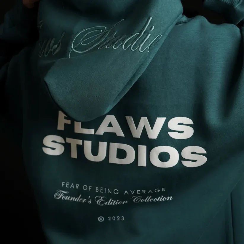 Founders Edition Green Hoodie Oversized