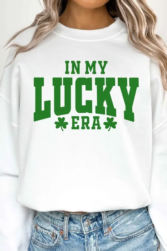 IN MY LUCKY ERA ST PATRICKS OVERSIZED SWEATSHIRT