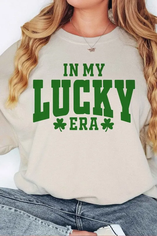 IN MY LUCKY ERA ST PATRICKS OVERSIZED SWEATSHIRT