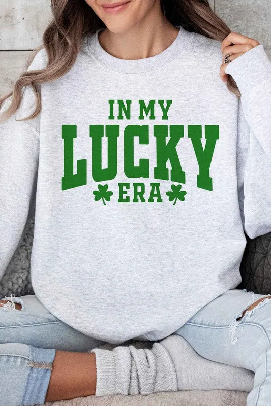 IN MY LUCKY ERA ST PATRICKS OVERSIZED SWEATSHIRT