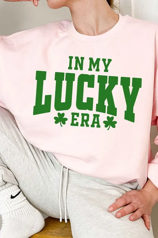 IN MY LUCKY ERA ST PATRICKS OVERSIZED SWEATSHIRT