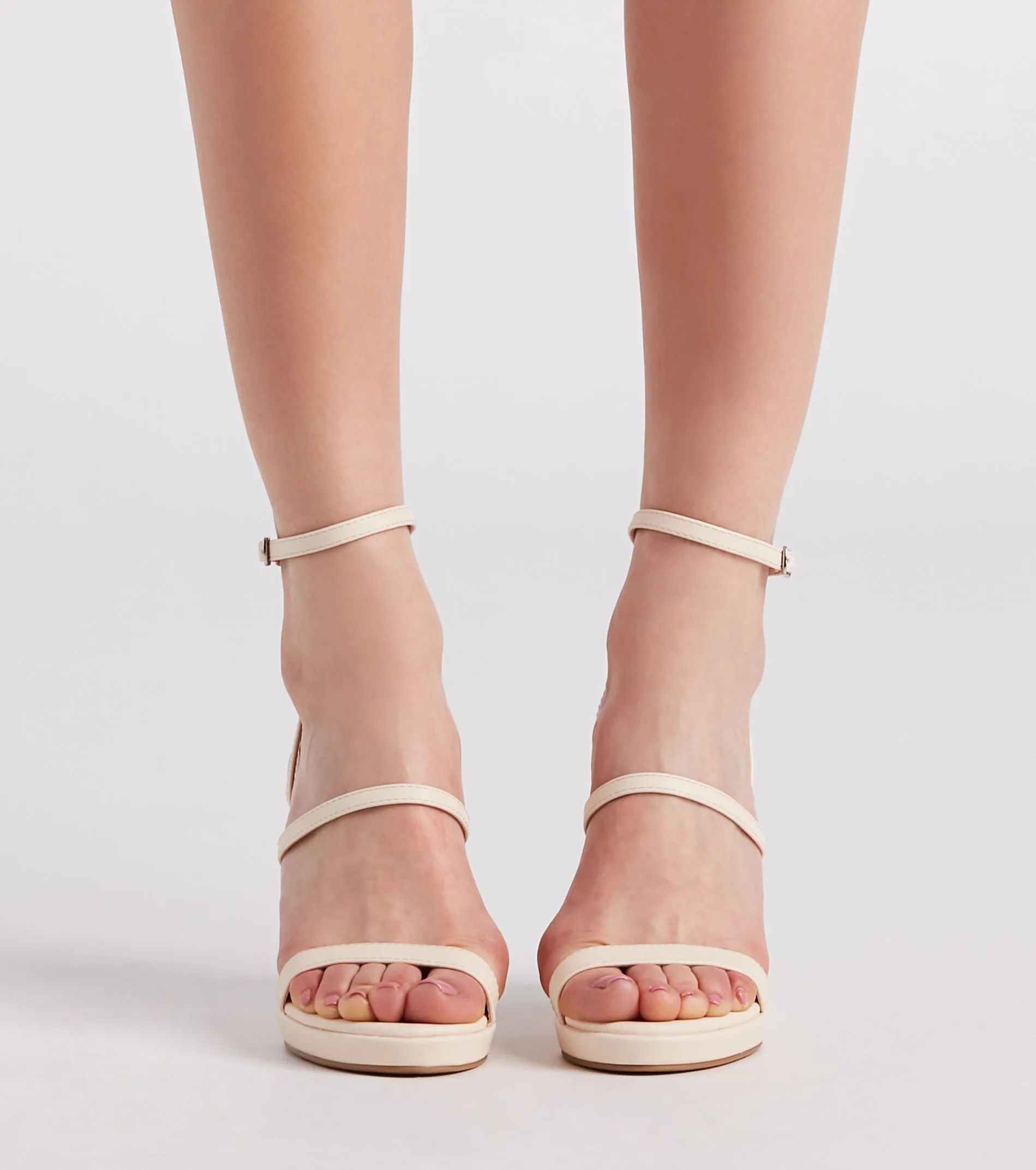 In The Sun Strappy Platform Wedges