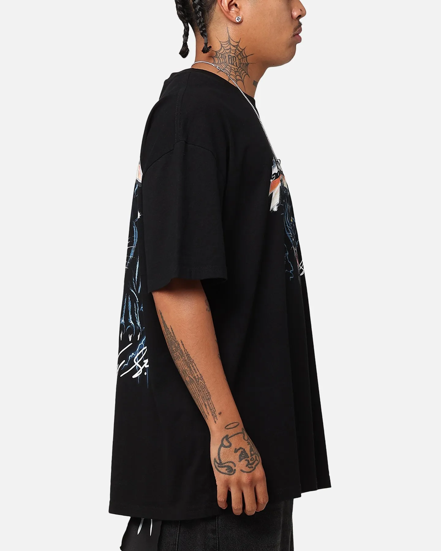 Key Street Panther Heavy T-Shirt Black