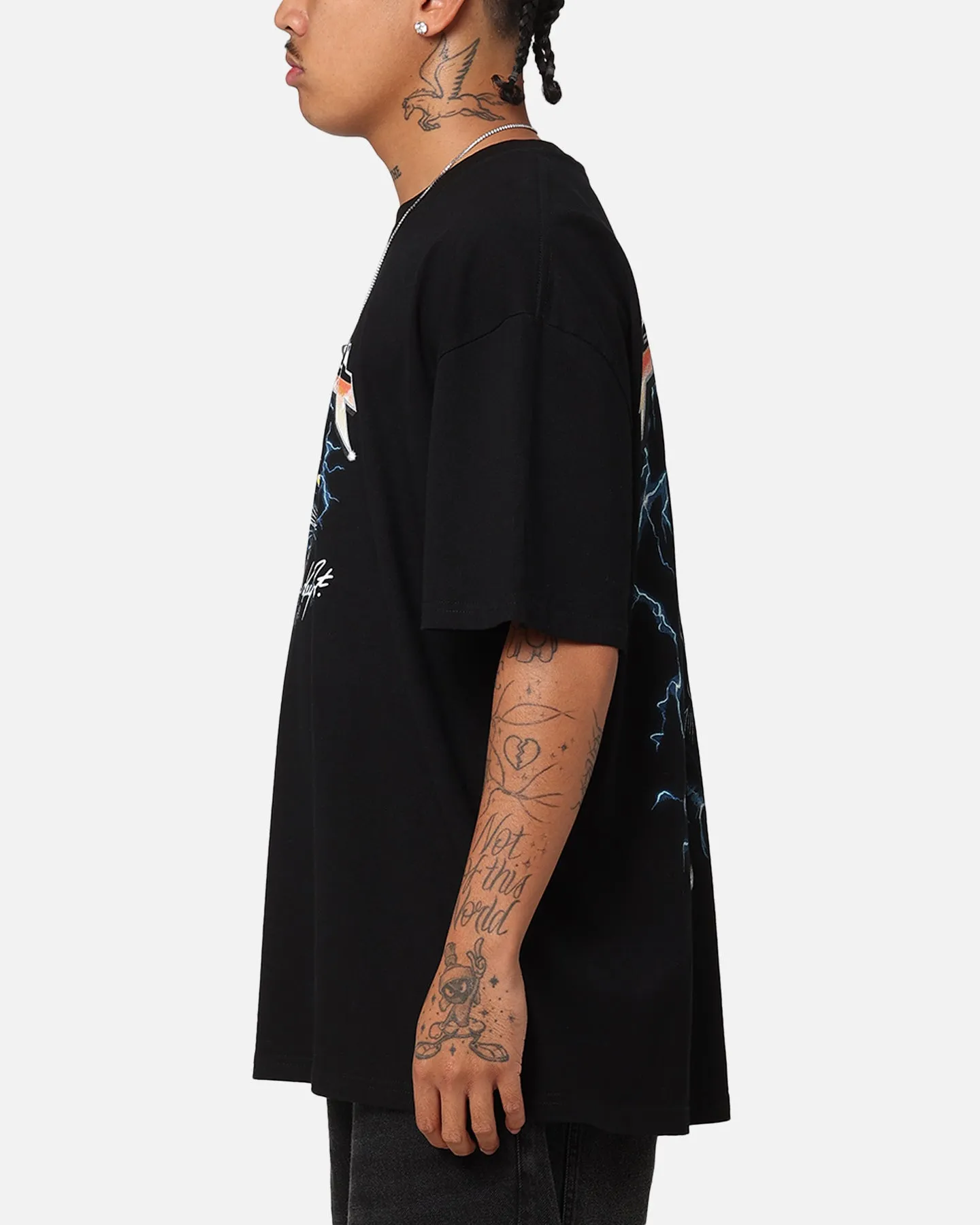 Key Street Panther Heavy T-Shirt Black