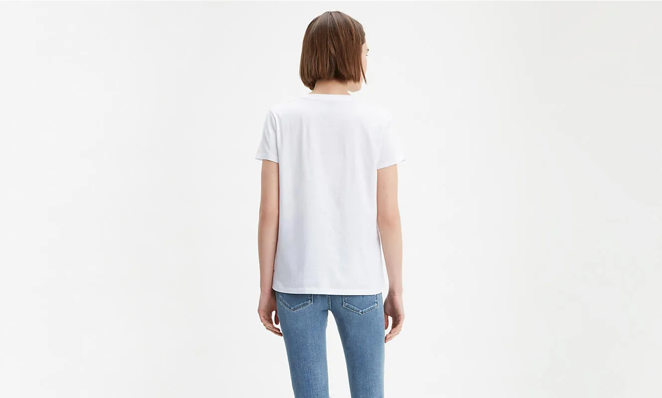 Levis Women's Perfect Multicolor Levis Text T-Shirt