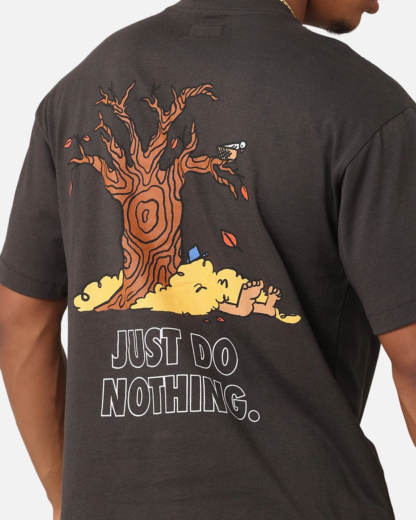 Market Just Do Nothing Fall T-Shirt Washed Black