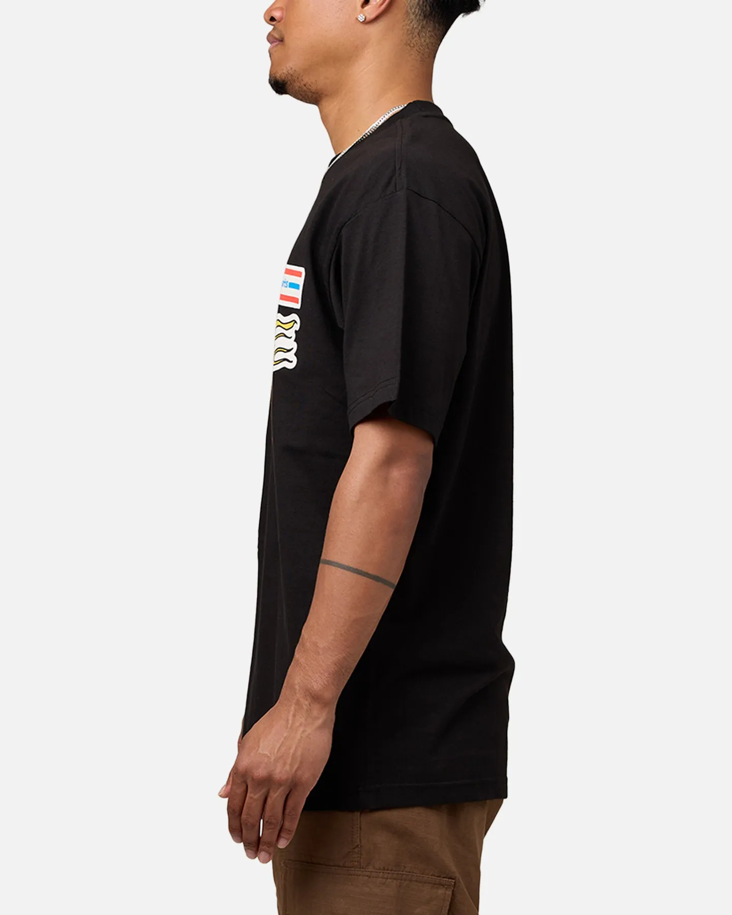 Market Patched T-Shirt Black