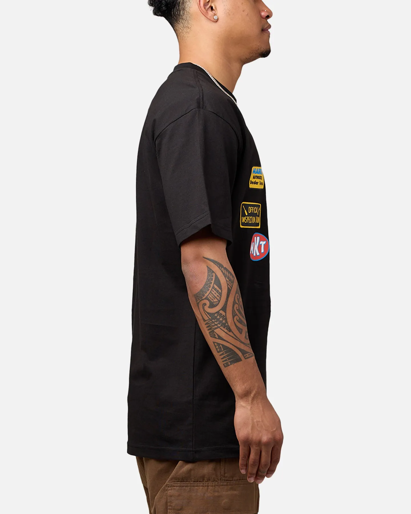 Market Patched T-Shirt Black