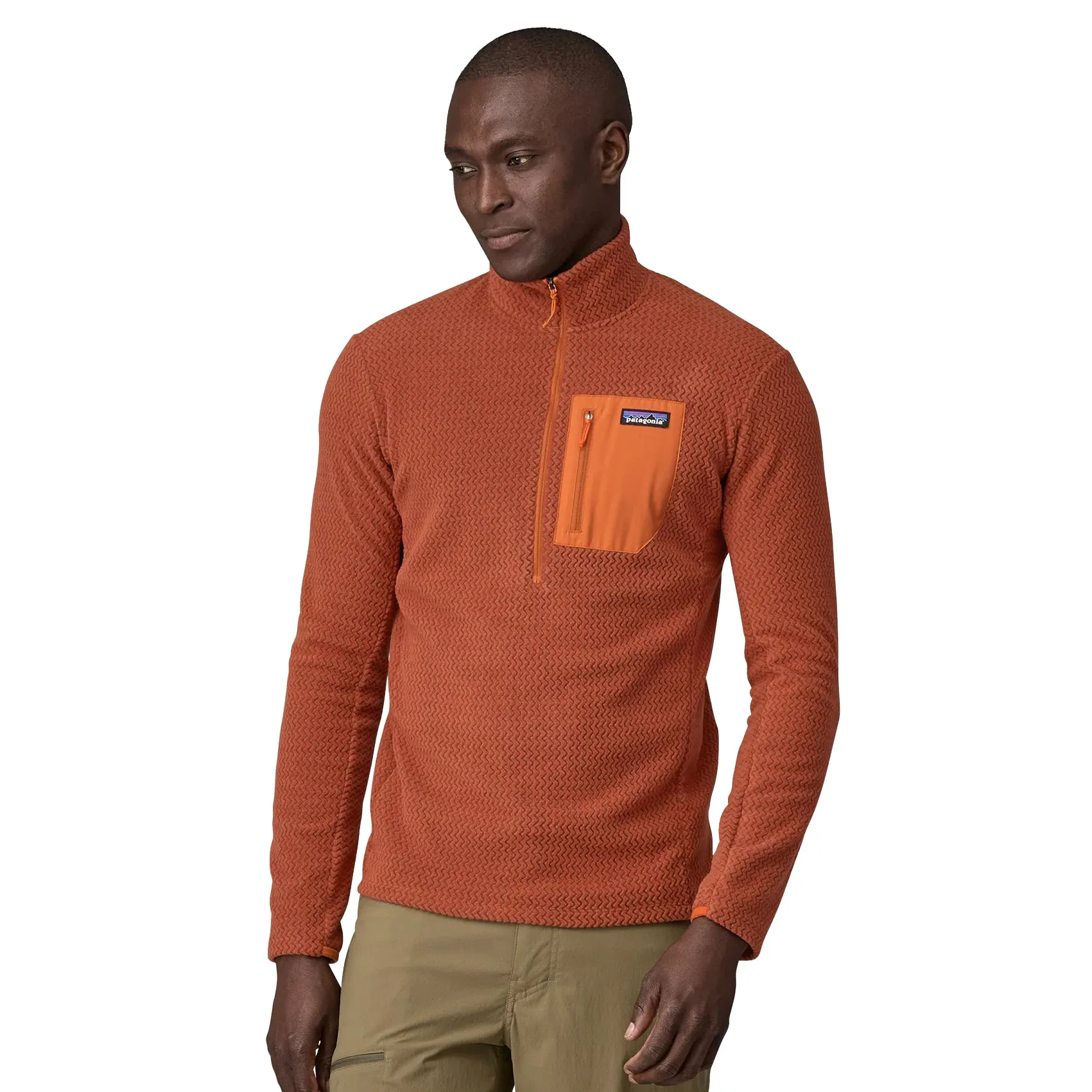 Mens Patagonia R1 Air Zip-Neck