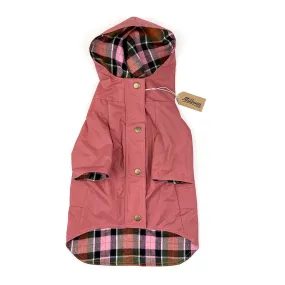 Milltown Dusty Rose Dog Rain Jacket