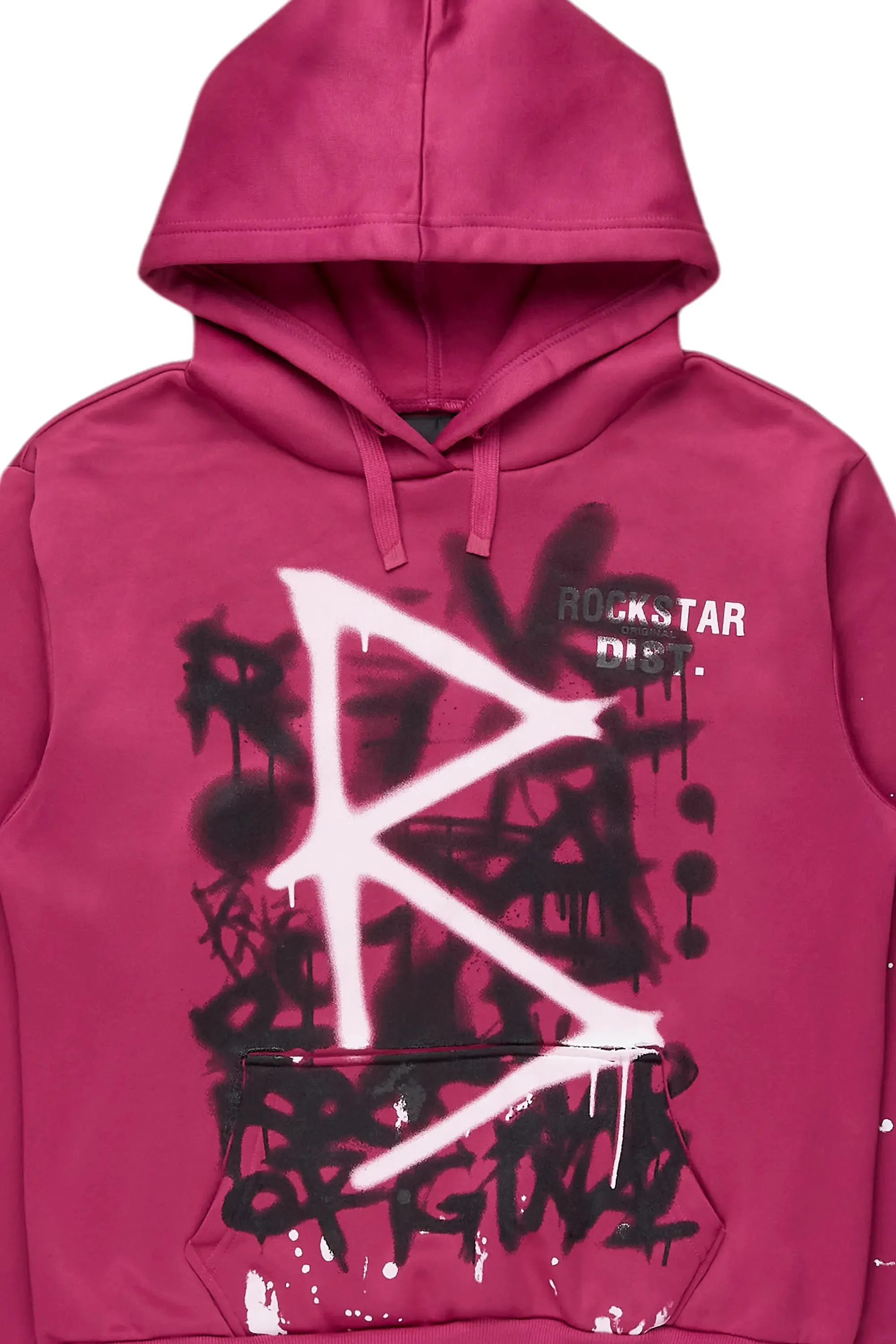 Nahomy Fuchsia Oversized Hoodie