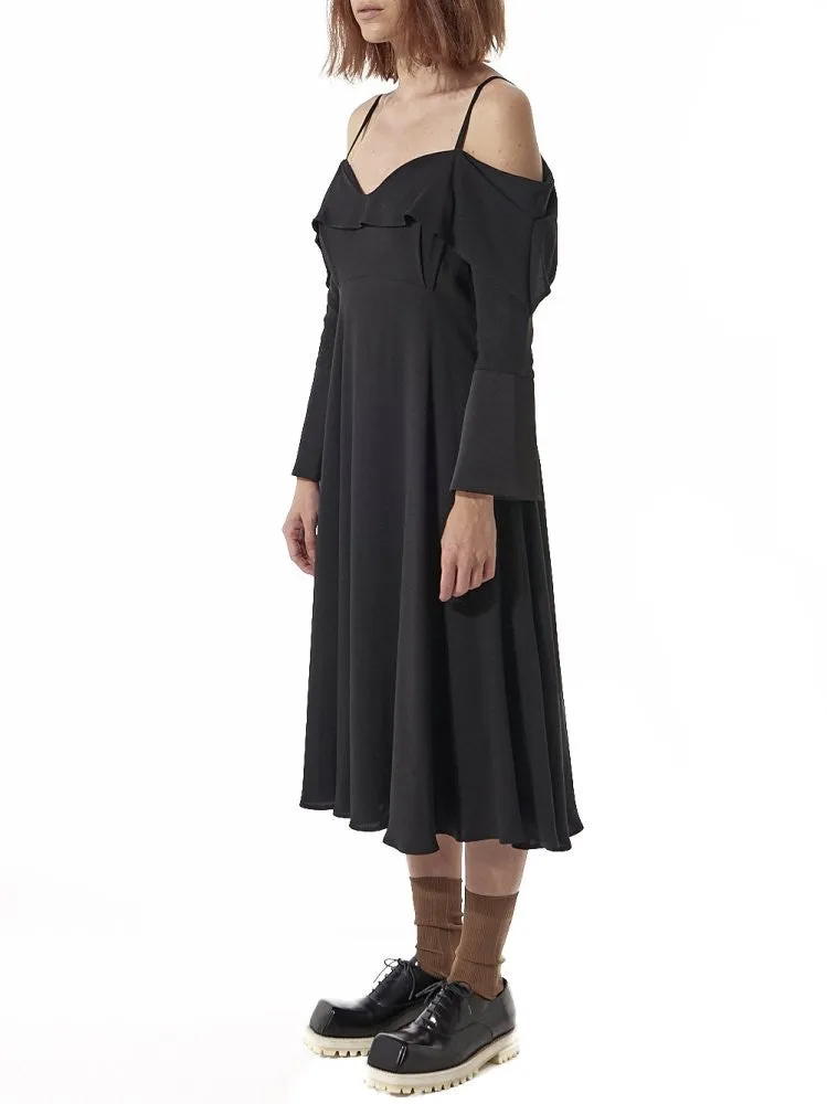 Off The Shoulder Dress (MM16AWDR036 BLACK)