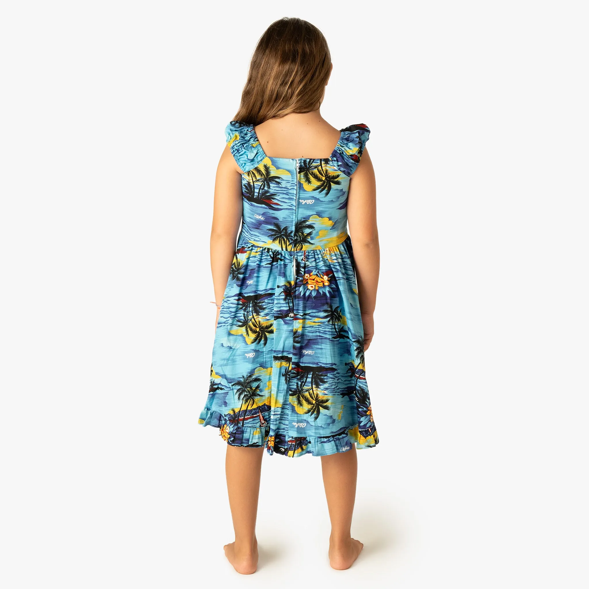 Palm Tree Girls Sundress