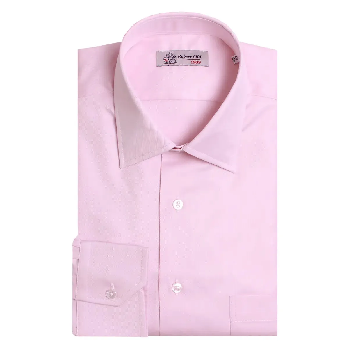 Pink Twill Swiss Cotton Shirt