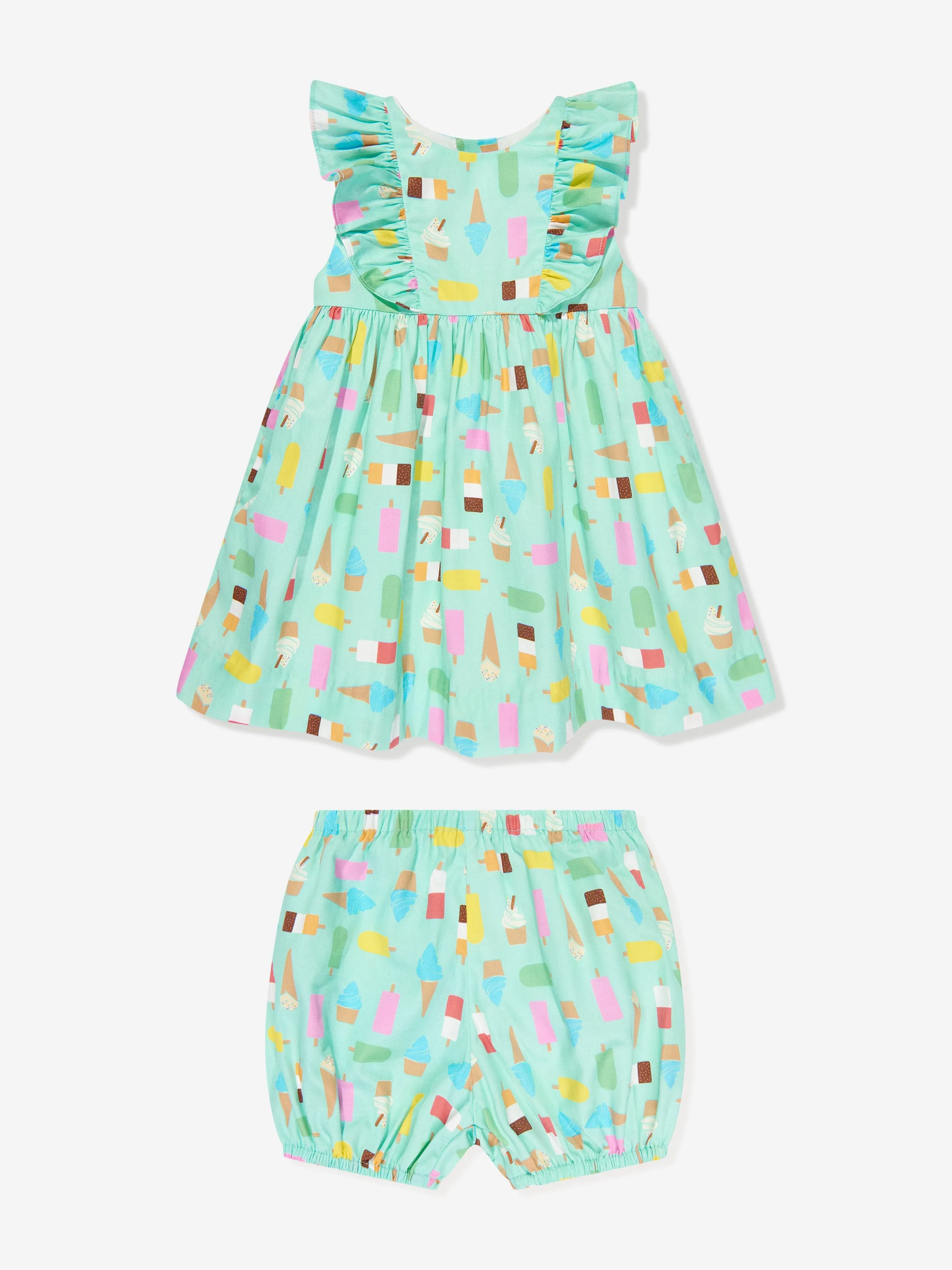 Rachel Riley Baby Girls Ice Lolly Sundress and Bloomers in Blue