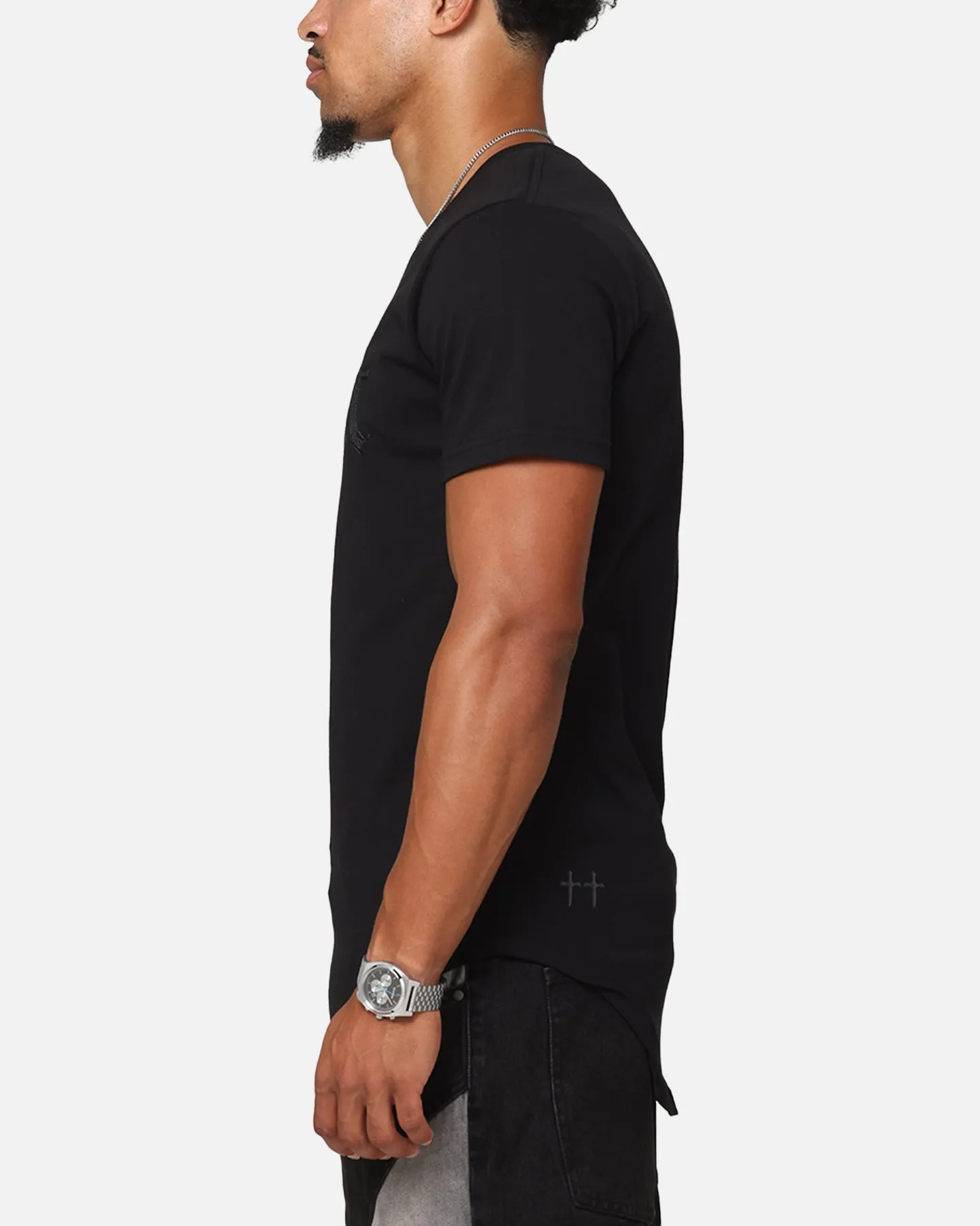 Saint Morta Cambronne Xweave El Duplo T-Shirt Black/Black