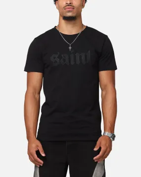 Saint Morta Cambronne Xweave El Duplo T-Shirt Black/Black