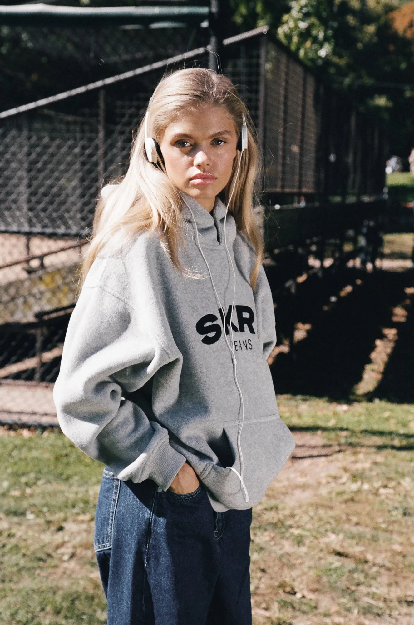 SKRS Fleece Hoodie in Dapple