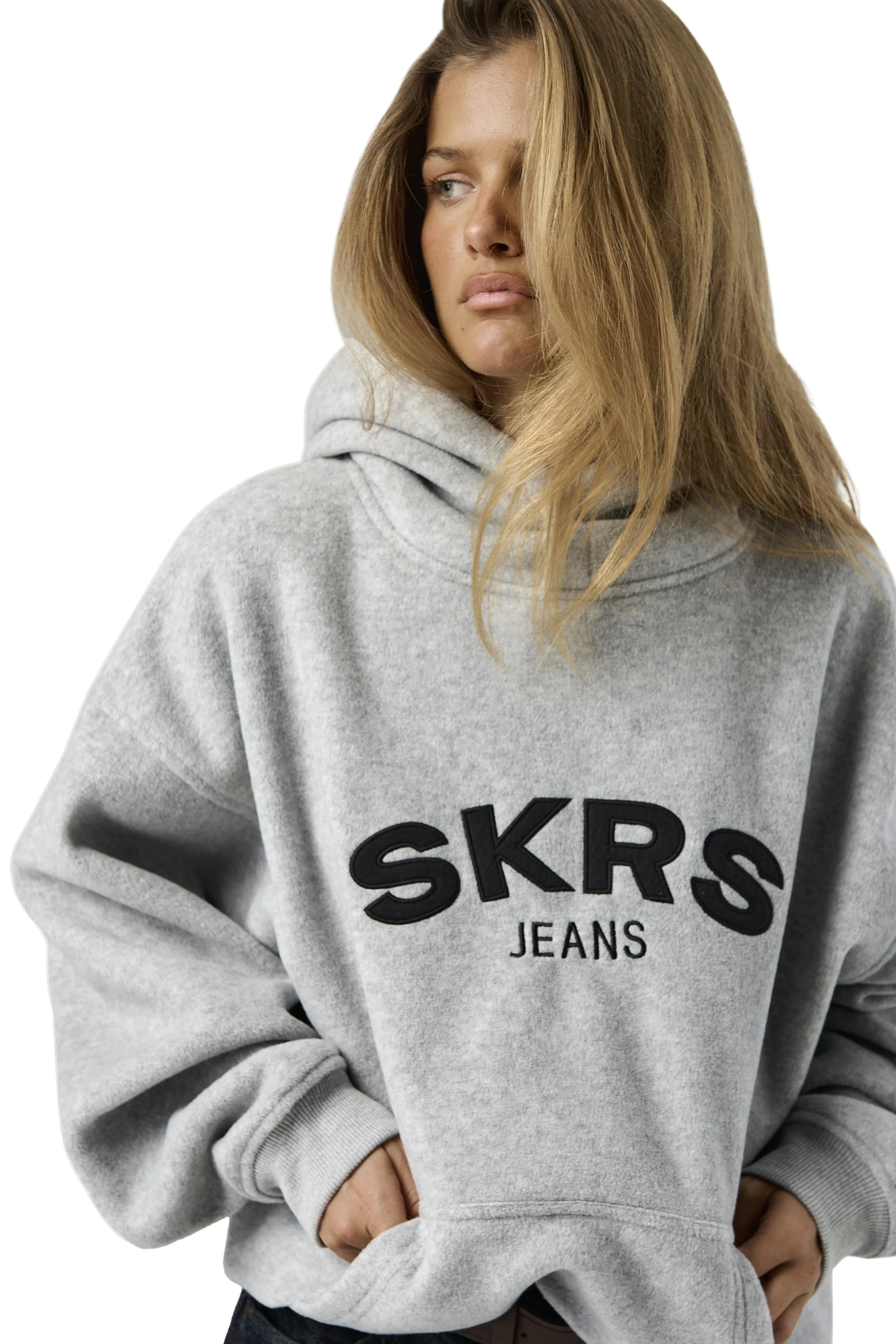 SKRS Fleece Hoodie in Dapple