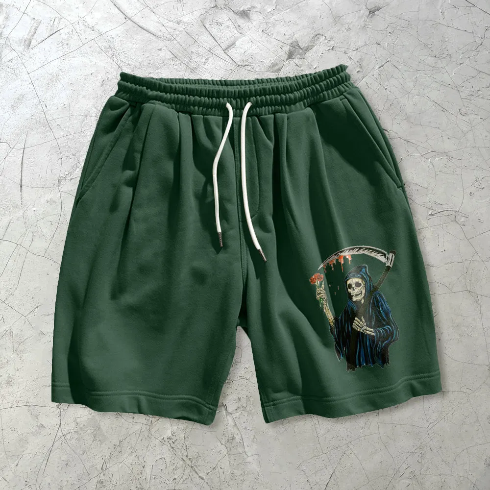 Skull fashion cartoon casual shorts