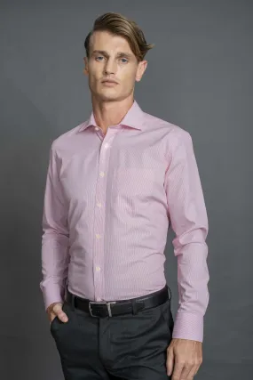 Slim Fit Long sleeves-Formal Shirts-Sachet Pink