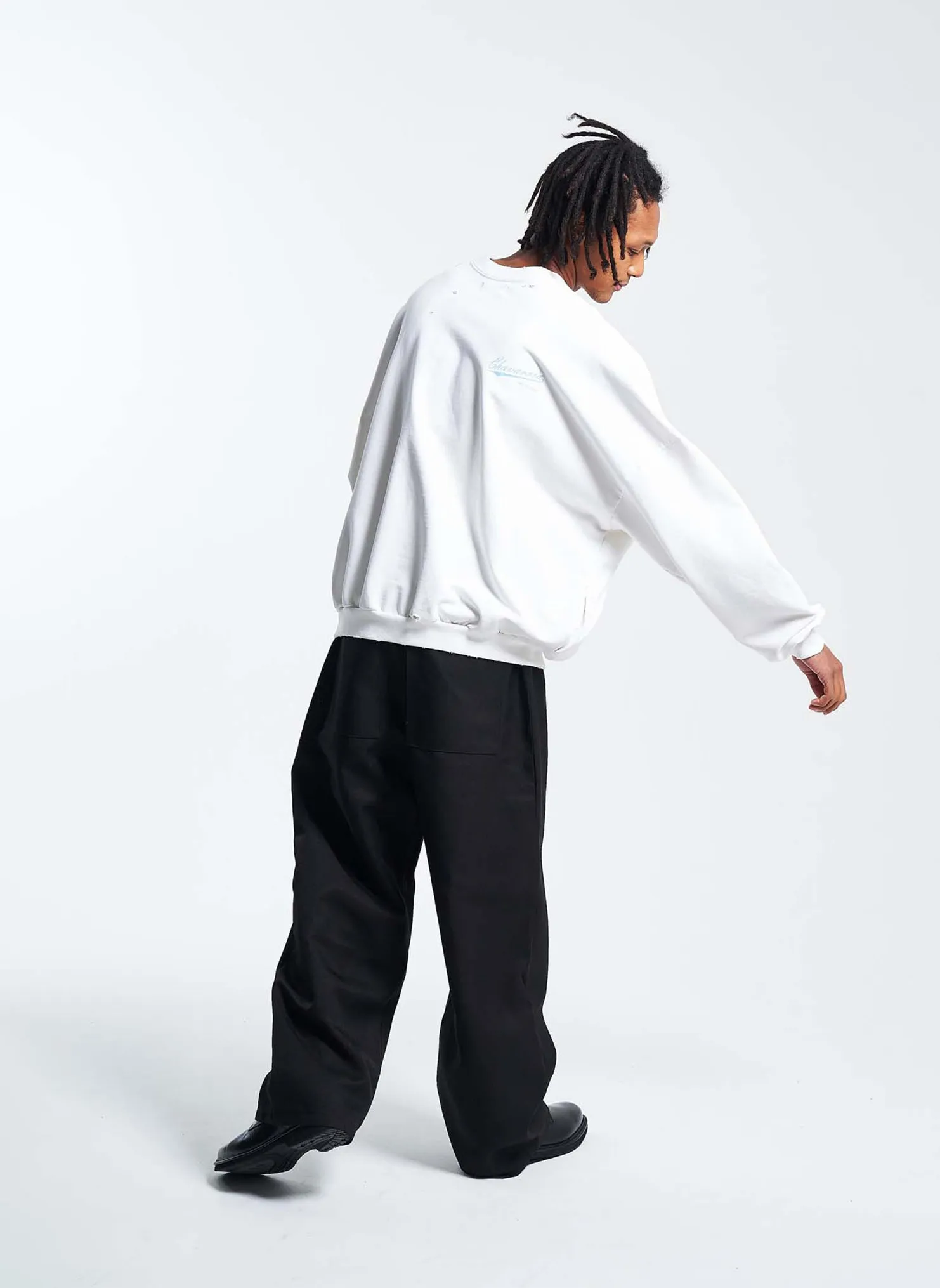 STRAIGHT WIDE PANTS