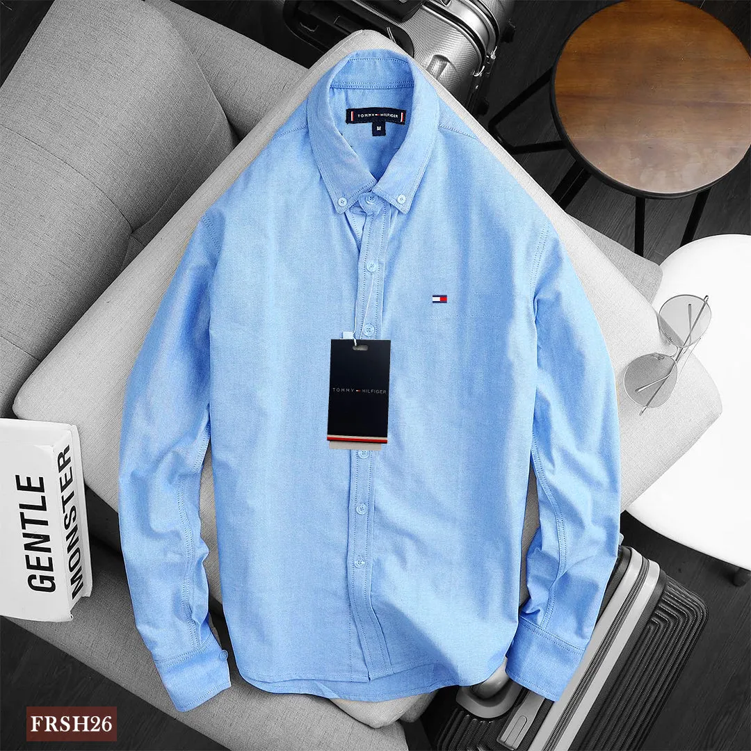 Tommy Hilfiger Slim Fit Shirt - Sky Blue