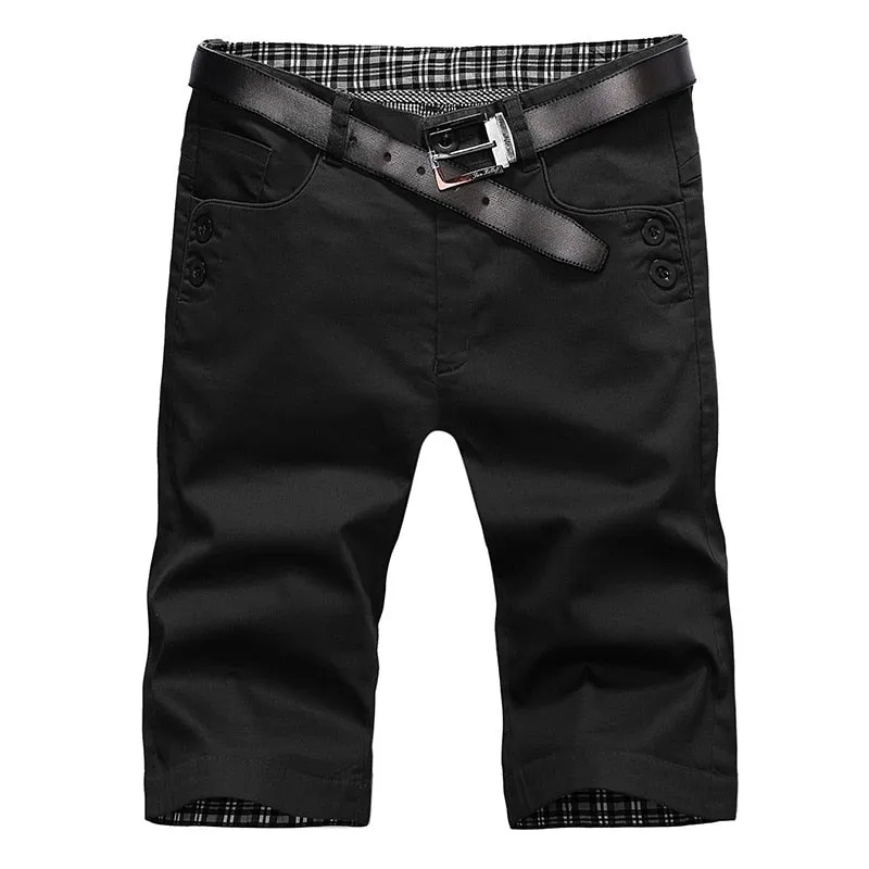 West Louis™ Knee Length Casual Cotton Shorts